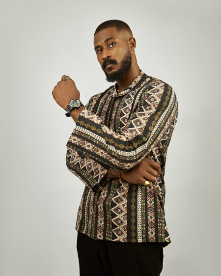 Cuban PJ's open Long sleeves Silk Shirt