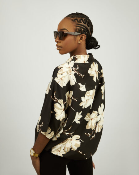 Cuban shirt (floral print)